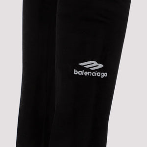 BALENCIAGA High-Rise Velvet Leggings from the SS24 Collection