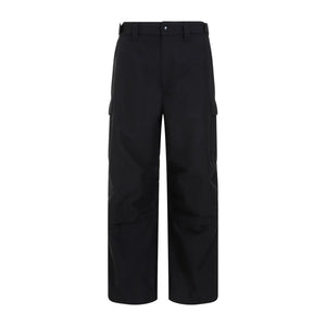 BALENCIAGA Sleek and Functional Men's Black Cargo Pants for SS24