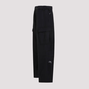 BALENCIAGA Sleek and Functional Men's Black Cargo Pants for SS24