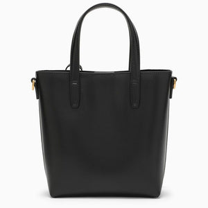 SAINT LAURENT Túi Xách Mini Da Cừu Màu Kem Có Móc Khóa Cassandre Và Quai Đeo, Kích Thước 18x17x8cm