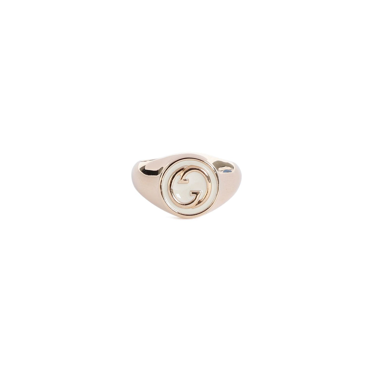 GUCCI Blondie Brass Statement Ring