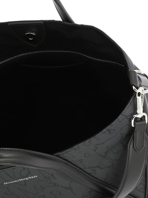 ALEXANDER MCQUEEN Luxury Black Shoulder Handbag for Men