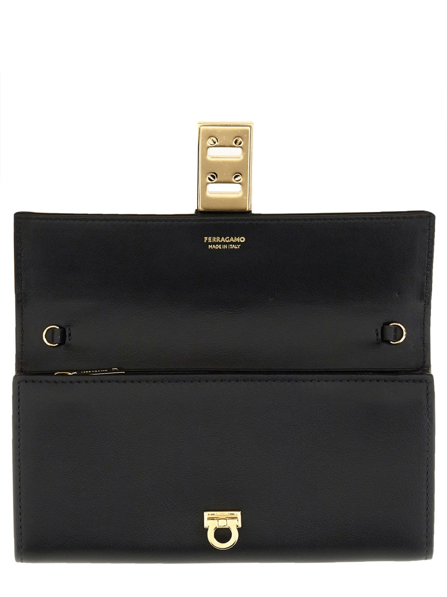 FERRAGAMO Chic Mini Hug Wallet for Women