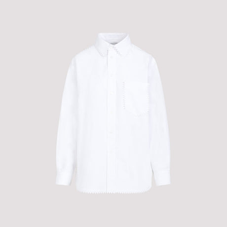 BOTTEGA VENETA White Cotton Shirt for Women - SS24 Collection