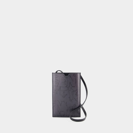 ALEXANDER MCQUEEN Men's Black Crossbody Bag for SS24