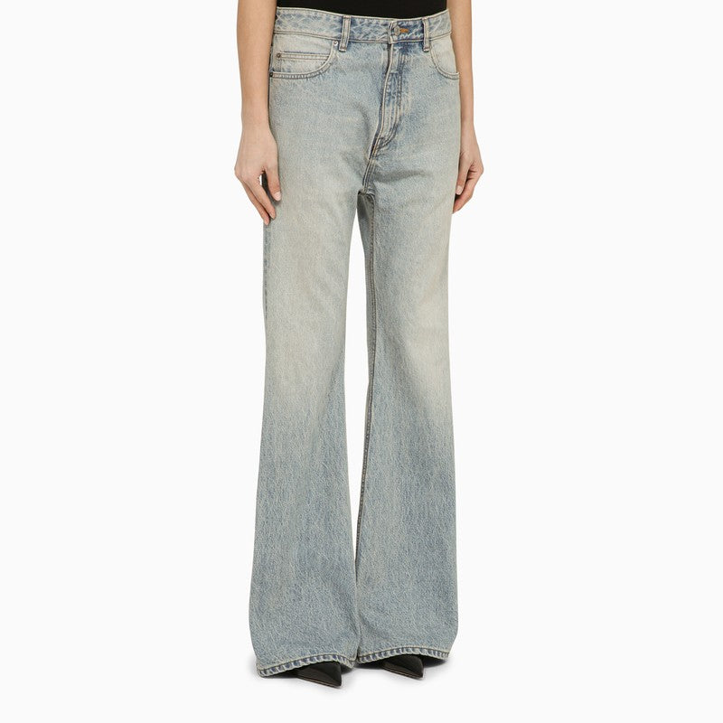 BALENCIAGA Light Blue Flared Jeans for Women