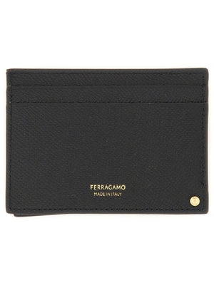 FERRAGAMO Mini Leather Card Holder