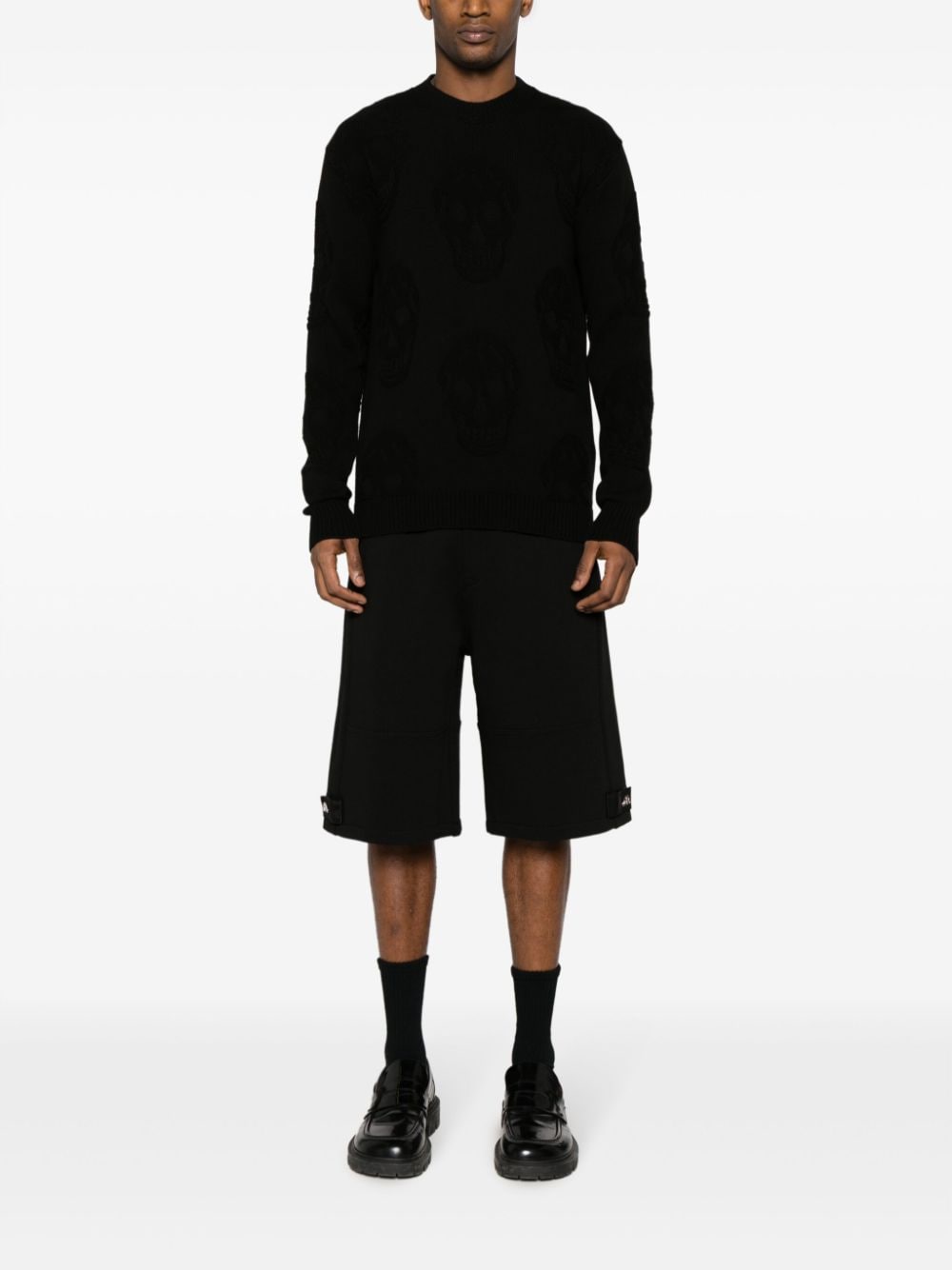 ALEXANDER MCQUEEN Men's 2024 Black Sweater - 24SS Collection