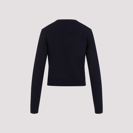 GUCCI Luxury Cashmere Sweater for Women - Navy Blue