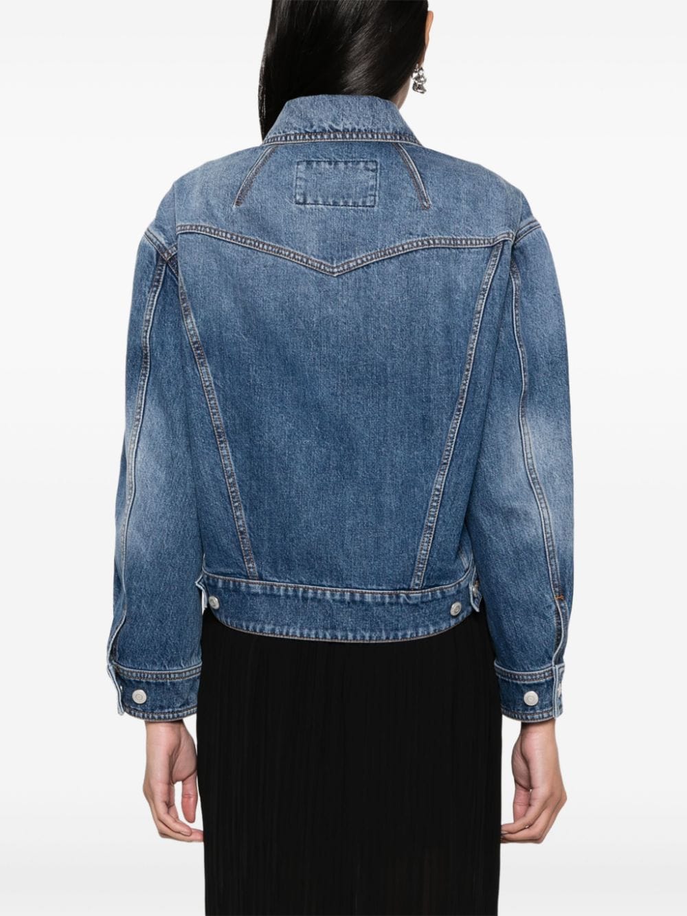 ALEXANDER MCQUEEN Seasonal Denim: Classically Cool Women's Jacket