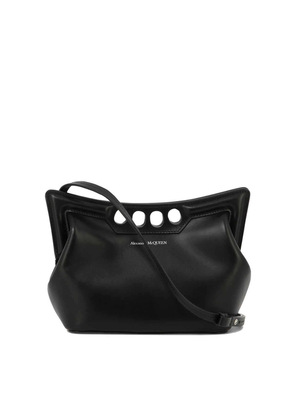 ALEXANDER MCQUEEN Stylish 24SS Women's Black Shoulder Bag