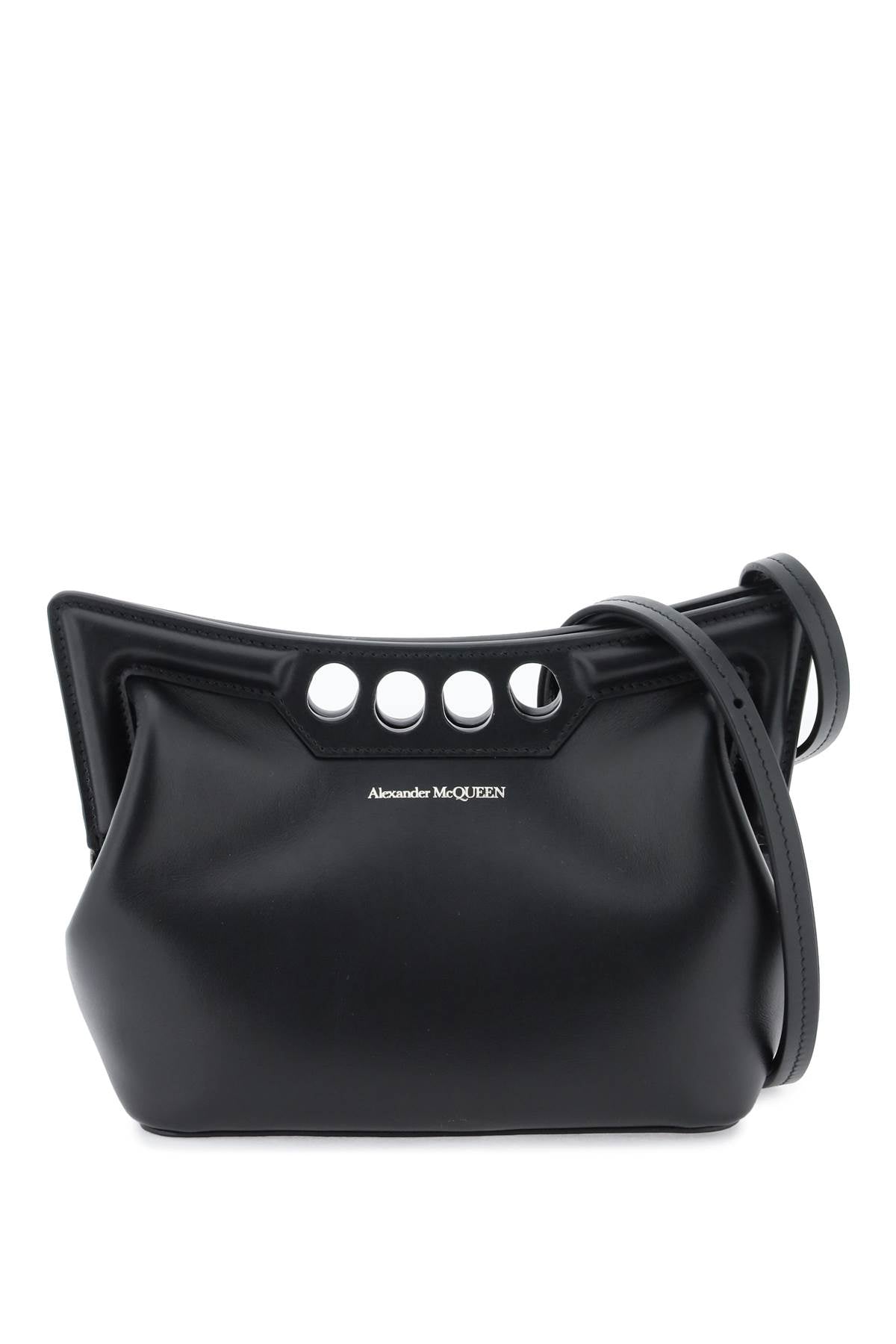 ALEXANDER MCQUEEN Stylish 24SS Women's Black Shoulder Bag