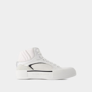 ALEXANDER MCQUEEN Oversized White Sneakers for Men - SS24 Collection