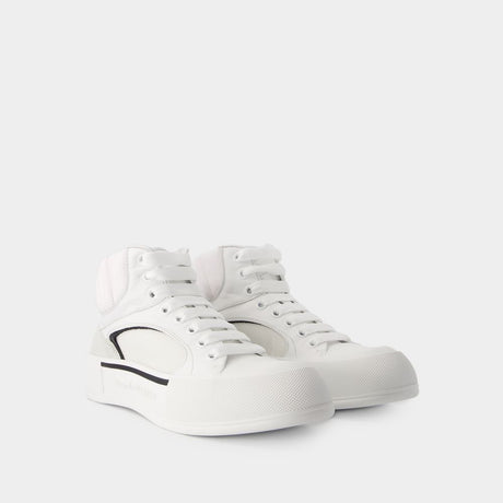 ALEXANDER MCQUEEN Oversized White Sneakers for Men - SS24 Collection