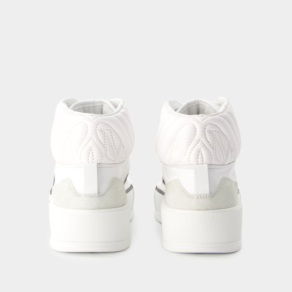 ALEXANDER MCQUEEN Oversized White Sneakers for Men - SS24 Collection