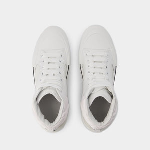 ALEXANDER MCQUEEN Oversized White Sneakers for Men - SS24 Collection