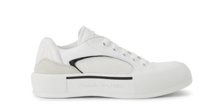 ALEXANDER MCQUEEN Panelled Leather Sneakers for Men