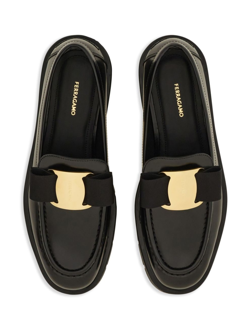 FERRAGAMO Stylish Slip-On Leather Moccasins for Women