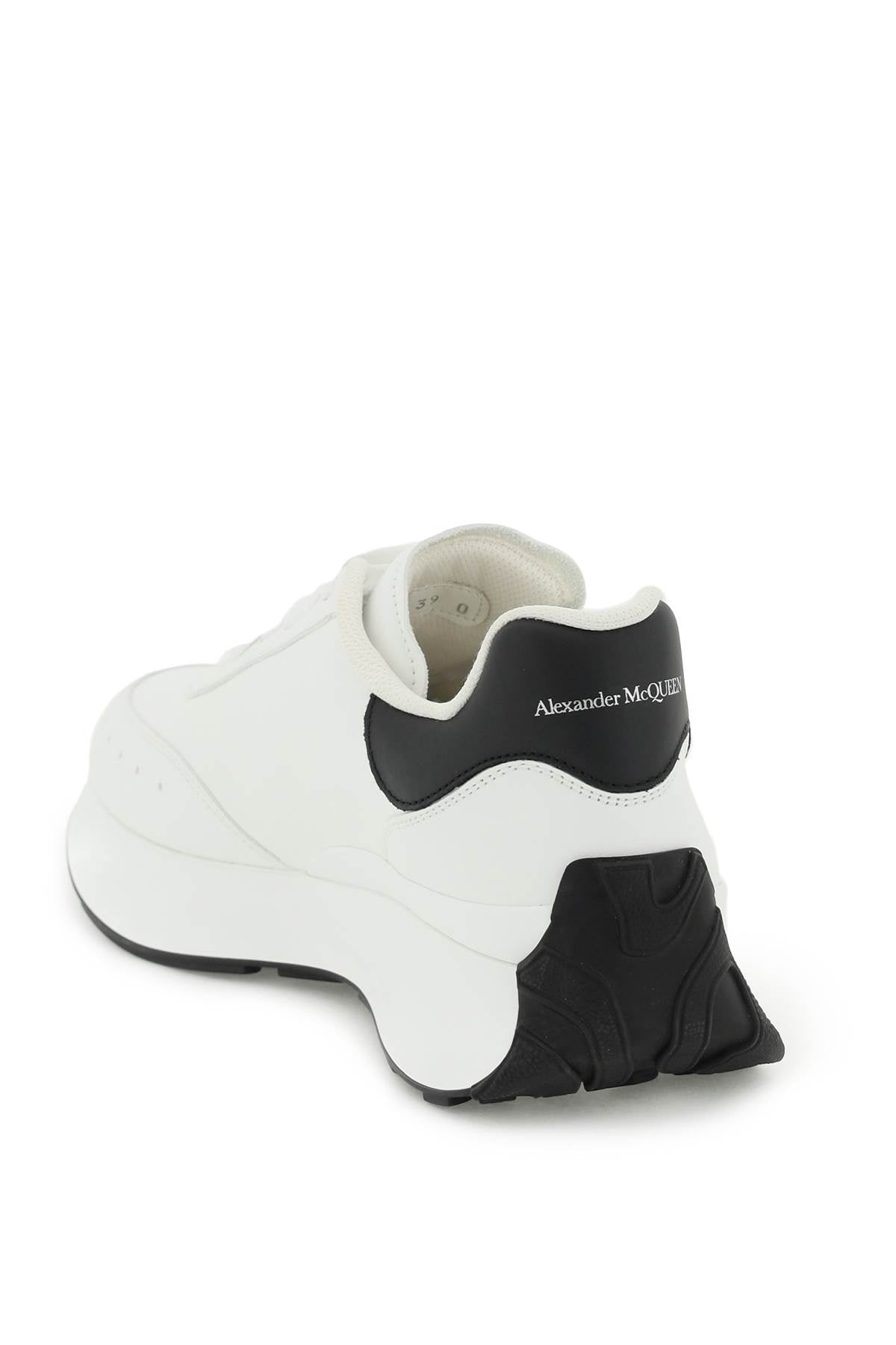 ALEXANDER MCQUEEN 24SS Men's White and Black Sneakers