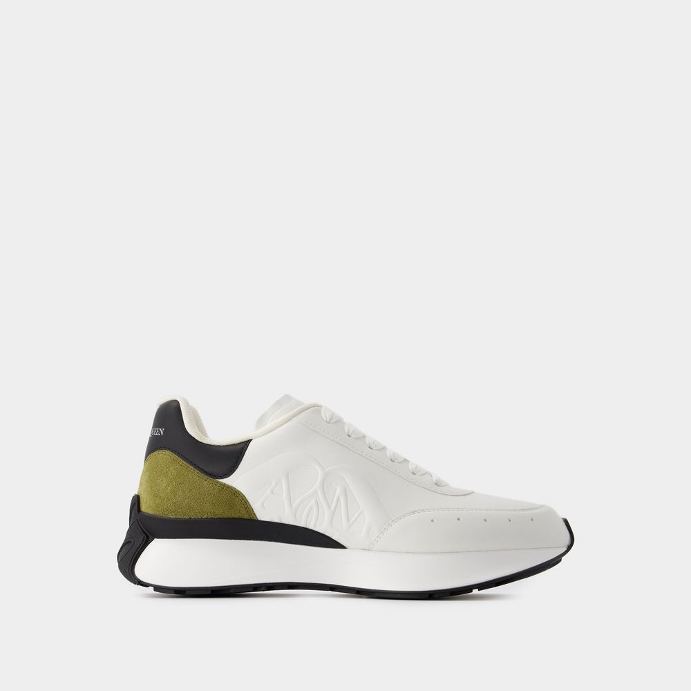 ALEXANDER MCQUEEN Modern White Sneakers for Men | SS24 Collection