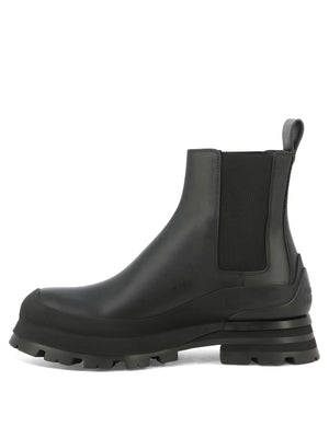 ALEXANDER MCQUEEN Men's 2024 Spring/Summer Black Boots