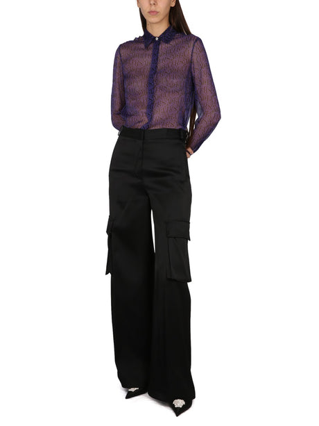 VERSACE Duchesse Pants with Concealed Closure