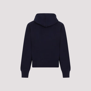 Áo hoodie cotton xanh navy cho nam, mùa Xuân/Hè 2024