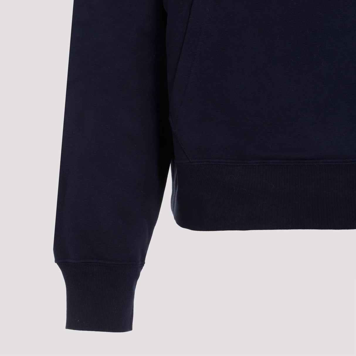 Áo hoodie cotton xanh navy cho nam, mùa Xuân/Hè 2024