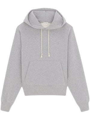 SAINT LAURENT Organic Cotton Cassandre Hoodie - Sustainable and Stylish for Men