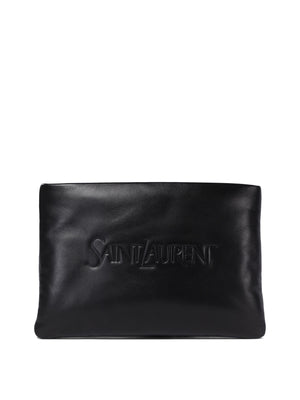 SAINT LAURENT Mini Padded Clutch Bag