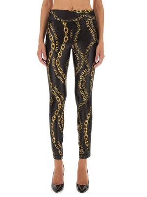 VERSACE JEANS COUTURE Logo Leggings for Women - Size 40