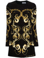 VERSACE JEANS COUTURE Chic Placed Mini Dress for Women