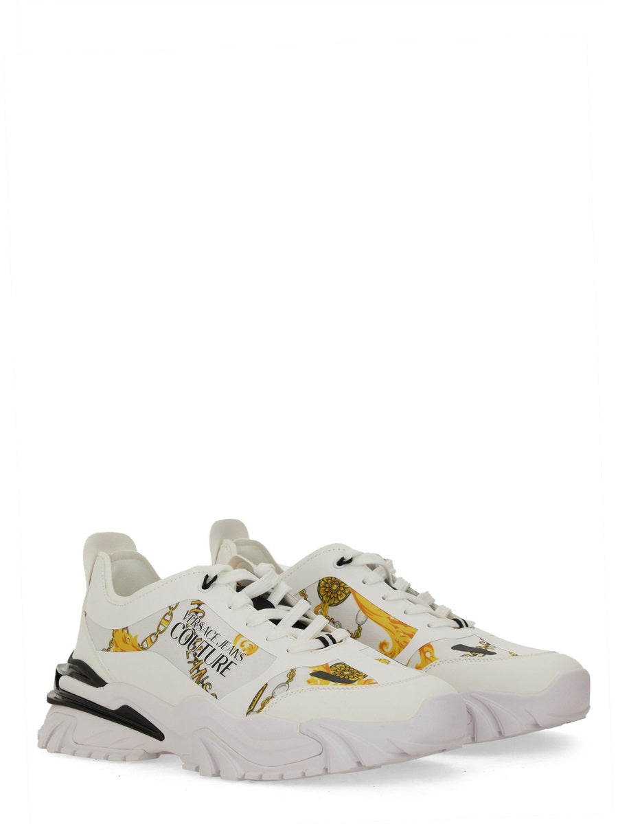 VERSACE JEANS COUTURE Iconic Sneakers with Logo Design