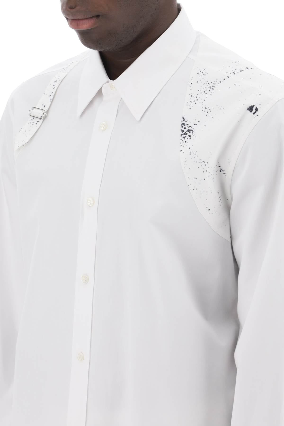 ALEXANDER MCQUEEN Men's Print Harness Shirt | 2024 SS Collection