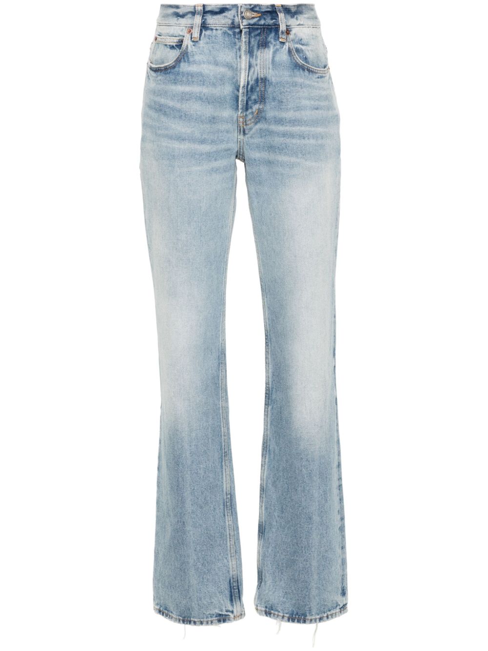 SAINT LAURENT Low-Rise Straight-Leg Women's Jeans