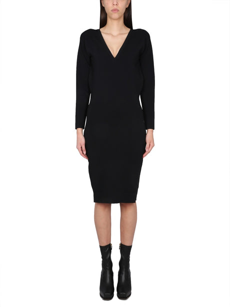 STELLA McCARTNEY V-Neck Mini Dress - Slim Fit