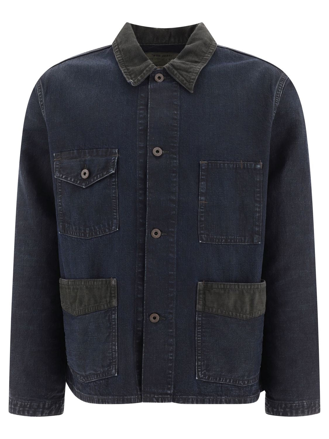 RRL BY RALPH LAUREN Men's Navy Workwear Jacket for SS24