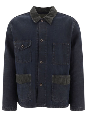 RRL BY RALPH LAUREN Men's Navy Workwear Jacket for SS24