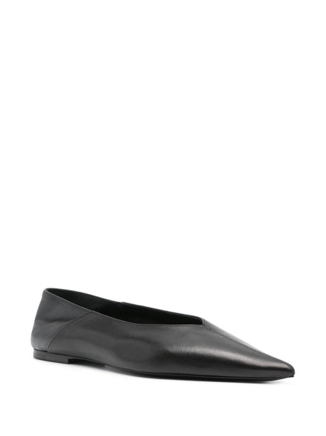 SAINT LAURENT Elegant Black Ballerina Shoes for Women