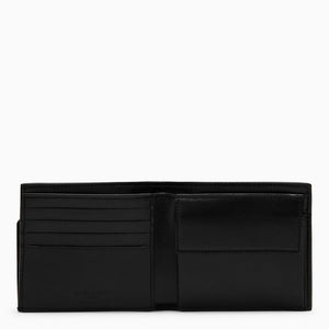 SAINT LAURENT Mini Grained Leather East/West Wallet with Coin Purse