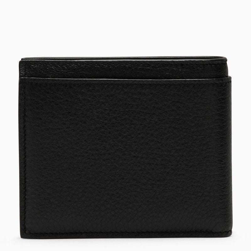 SAINT LAURENT Mini Grained Leather East/West Wallet with Coin Purse