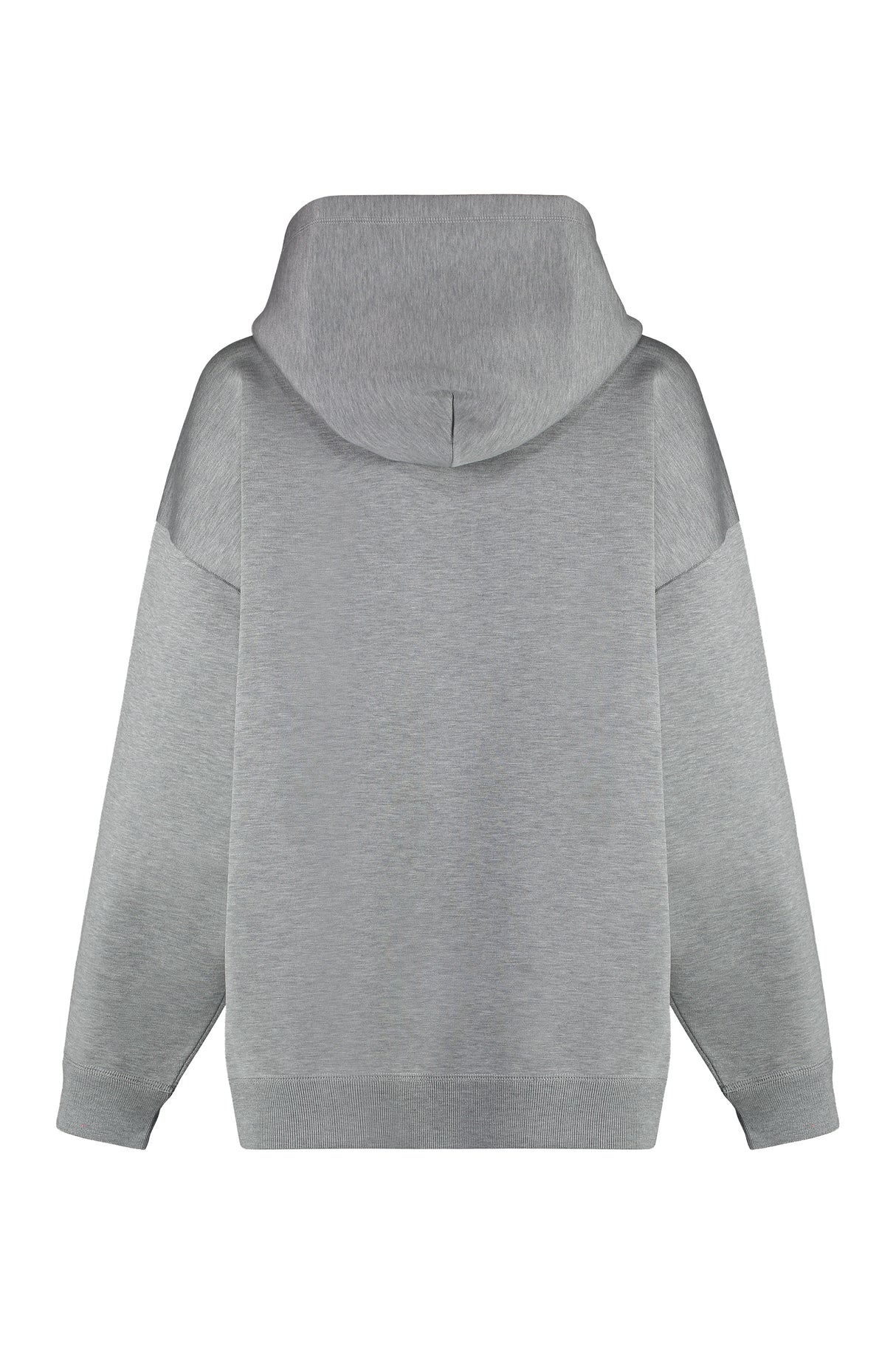 Áo Hoodie Nữ Có Logo Nổi Màu Xám