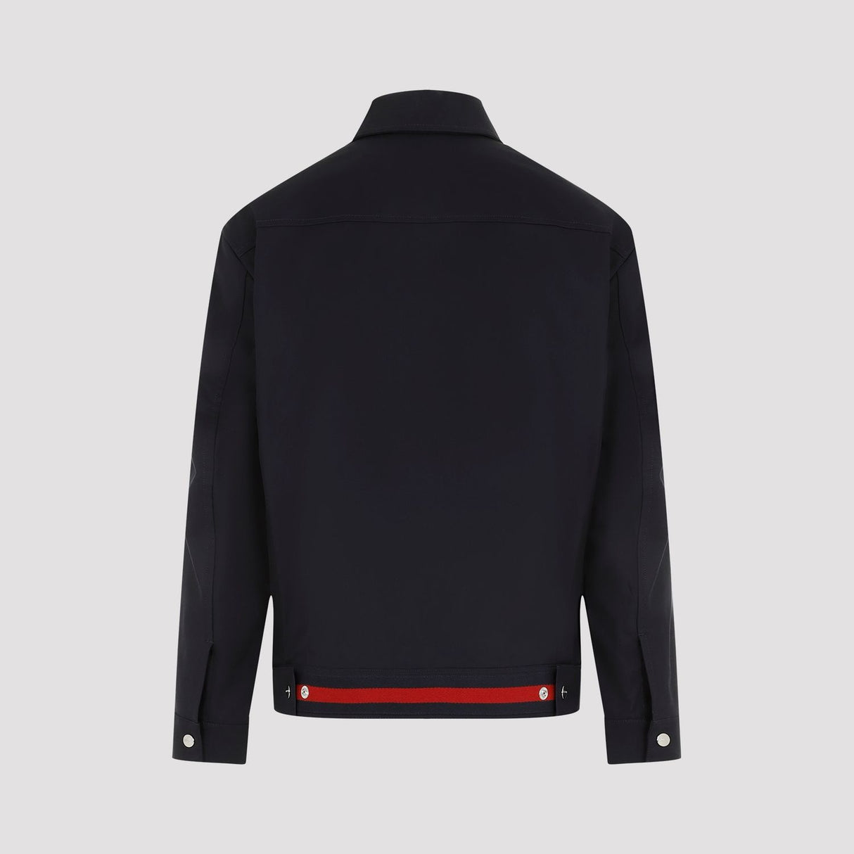 GUCCI Men's Classic Blue Cotton Blouson Jacket