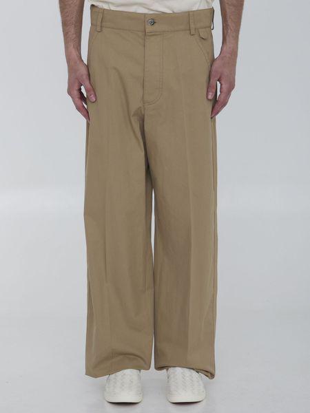 BOTTEGA VENETA Contemporary Beige Cargo Pants