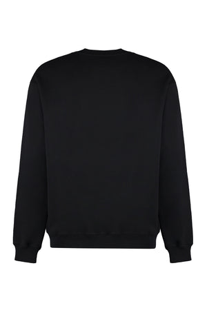 GUCCI Men's Cotton Crew-Neck Sweatshirt with Logo