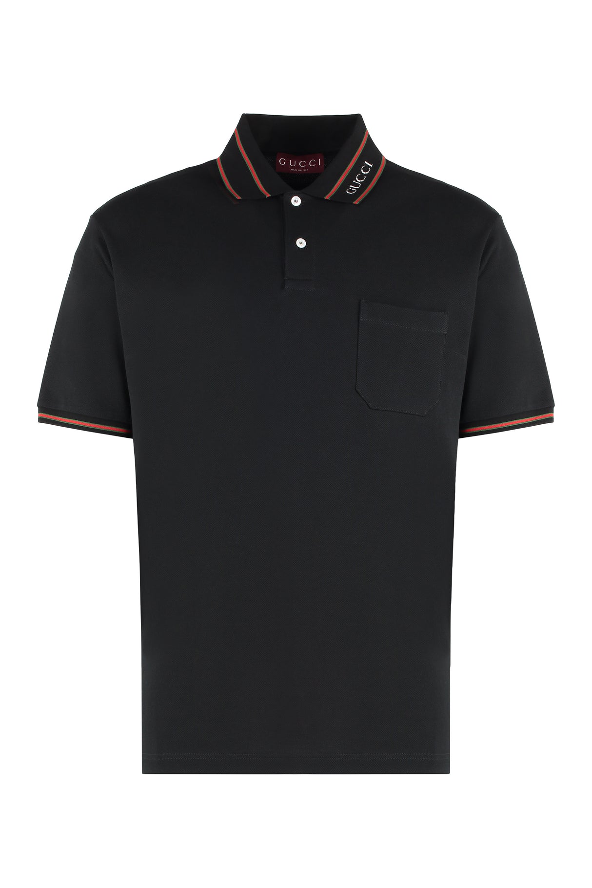 GUCCI Elegant Cotton-Blend Polo Shirt with Pocket