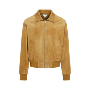 BOTTEGA VENETA Suede Bomber Jacket for Men - Fall/Winter 2024