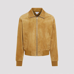 BOTTEGA VENETA Suede Bomber Jacket for Men - Fall/Winter 2024