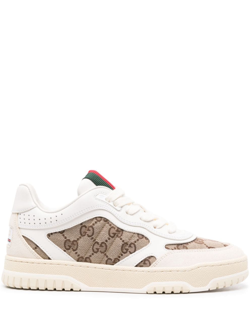 GUCCI Re-Web Multicolored Leather Sneakers