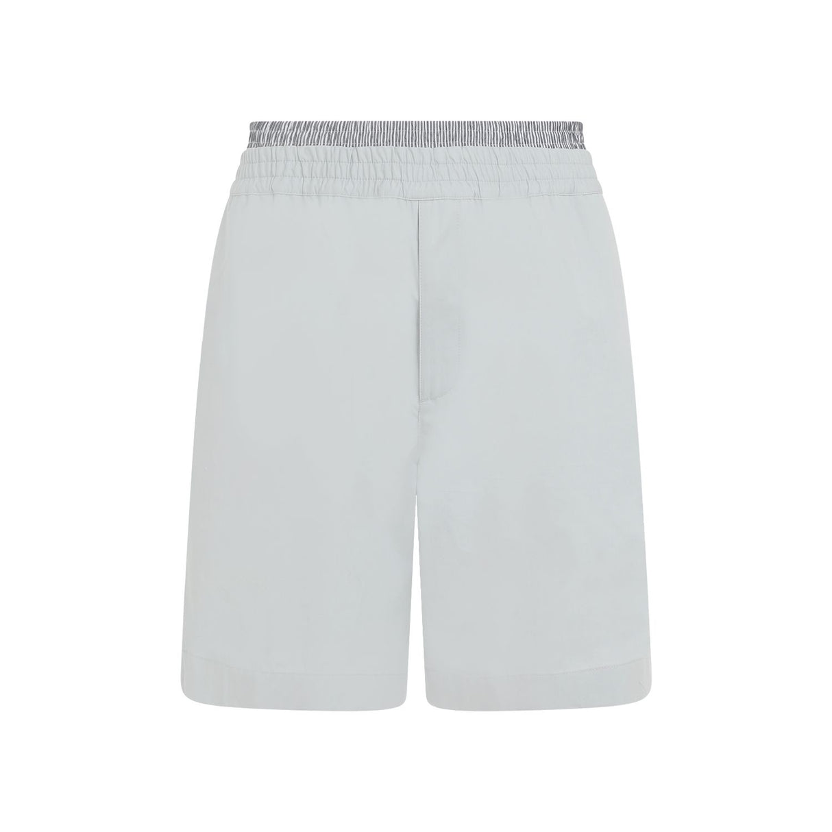 BOTTEGA VENETA Men's Gray Cotton Shorts for SS24 Collection